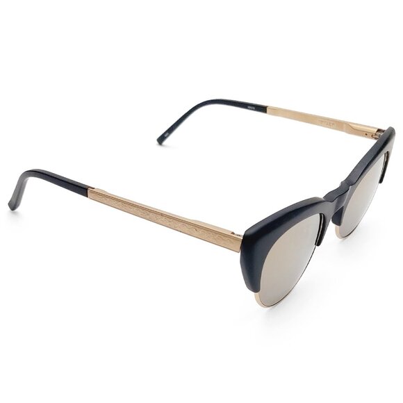 Matsuda M2018 Cat Eye Optical | Matte Black / Gold Mirror | 49-20-145 (0392) main image 8